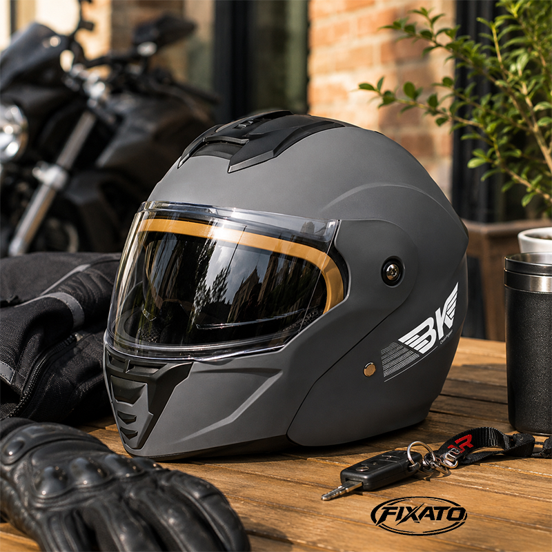 Casca Moto Scuter Flip-up ATV Enduro Cross FIXATO