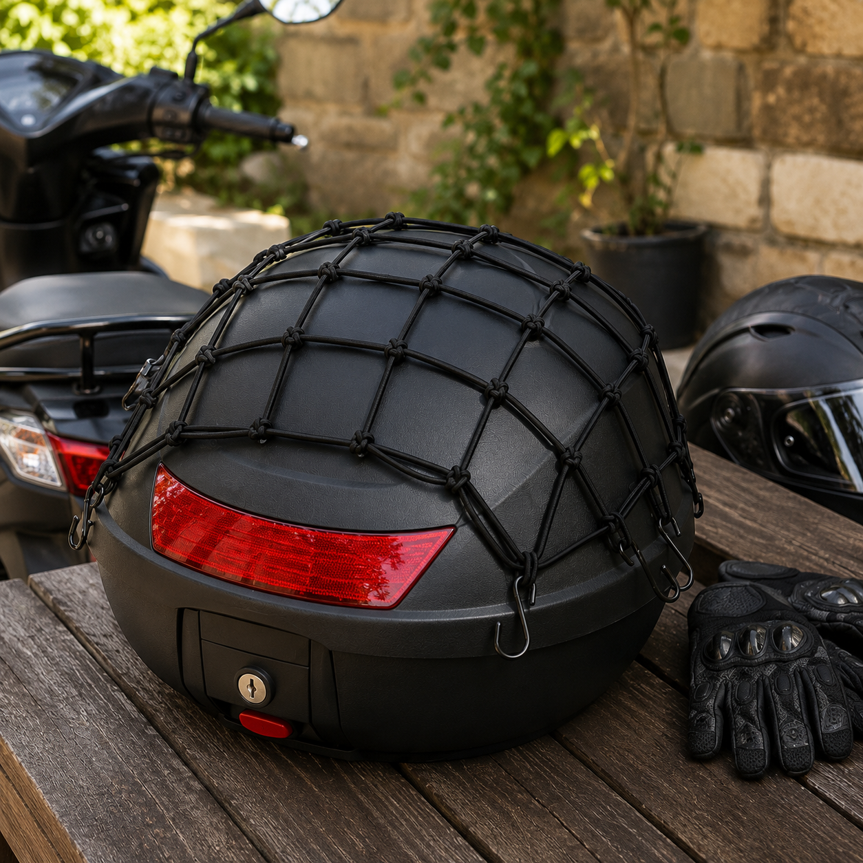 Plasa Moto Scuter pentru Casca Bagaje FIXATO