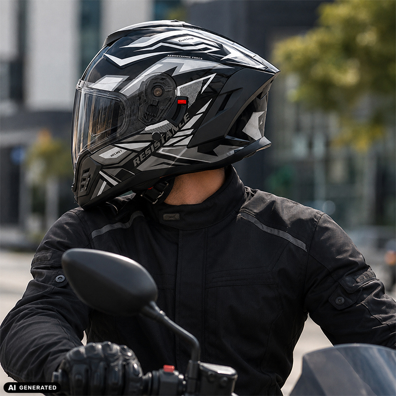 Casca Moto Scuter Integrala Full Face FIXATO Raptor