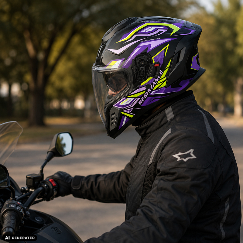 Casca Moto Scuter Integrala Full Face FIXATO Raptor